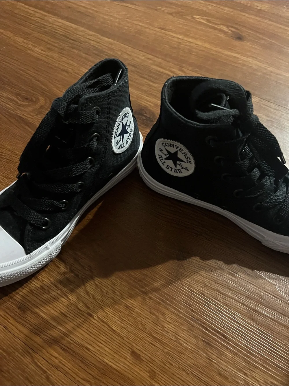 Converse Kids Black & White High-Top Sneakers